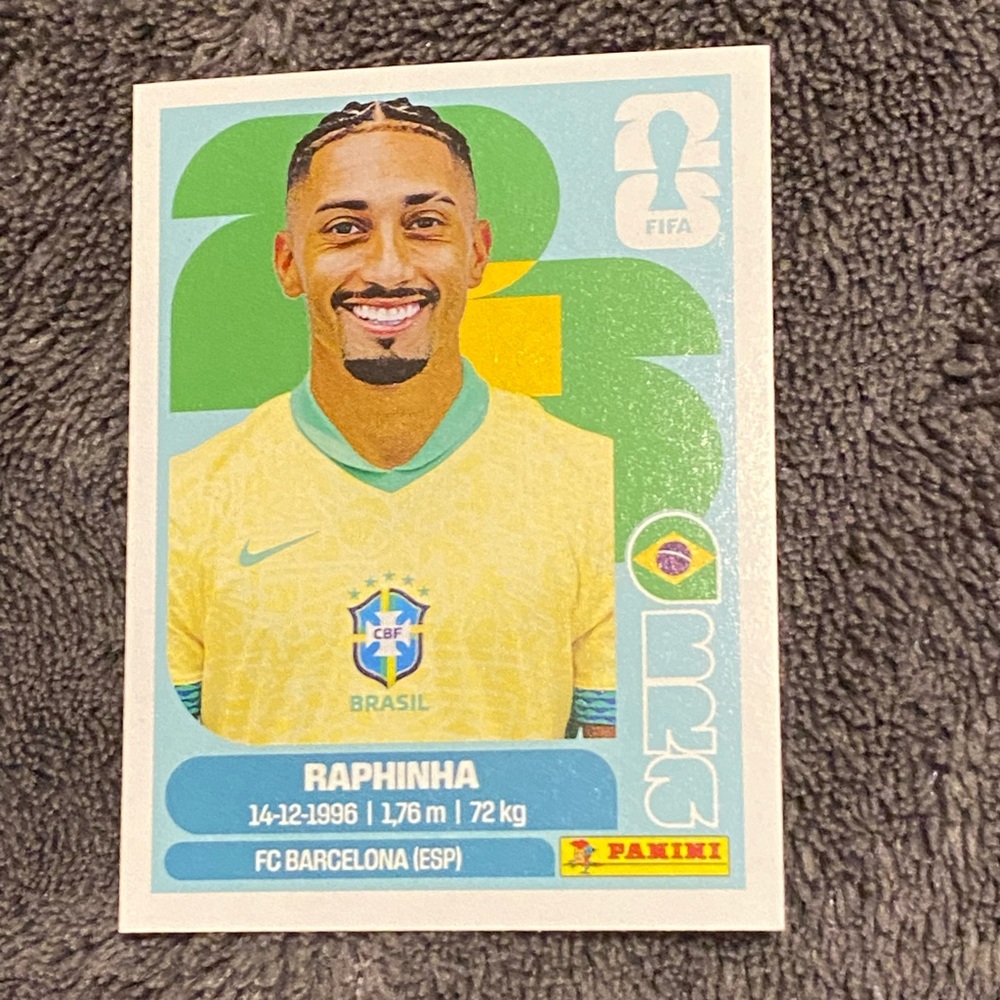 Raphinha panini sticker